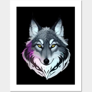 Wolf T Shirt Posters and Art